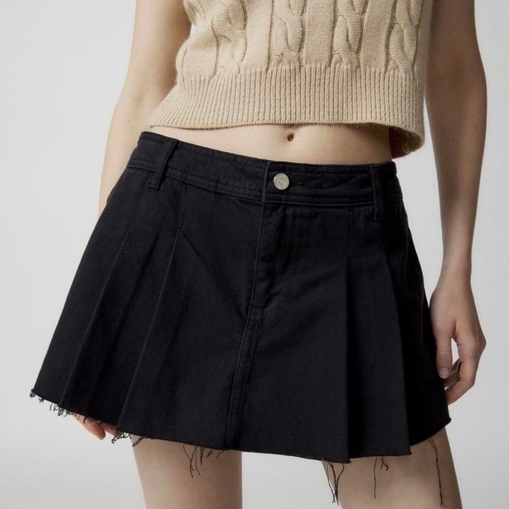 Urban Outfitters Pleated Denim Skort